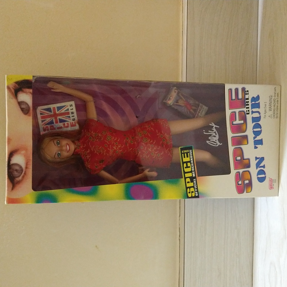 Vintage 1998 Spice Girl's On Tour Doll 12" Geri Ginger Spice Galoob Doll